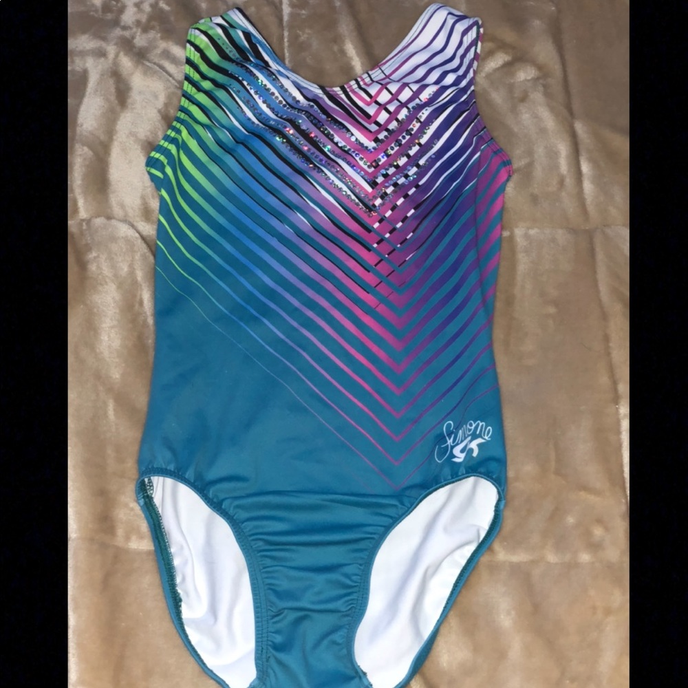 Simone biles GK sequin leotard!